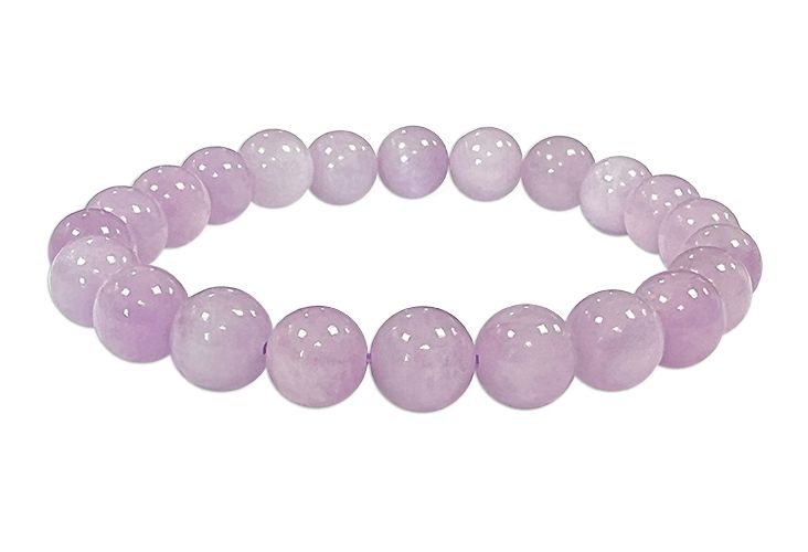 Bracciale Kunzite perline AA 7,5-8,5 mm