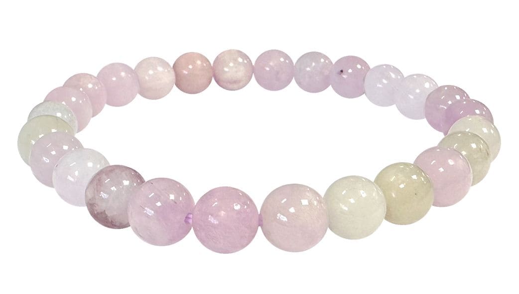 Bracciale Kunzite Perline AA multicolori 7mm