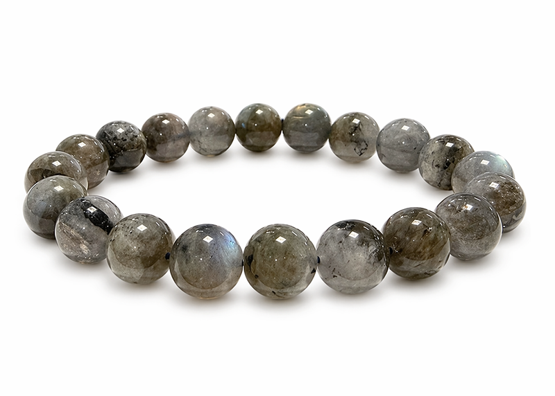 Bracciale in Labradorite A perle 10mm