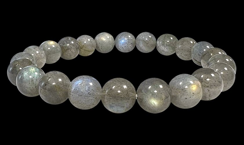 Bracciale Labradorite AA perles 7.5-8.5mm