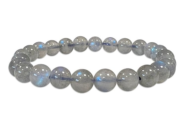 Bracciale Labradorite Norvegia AAA perles 7.5-8.5mm