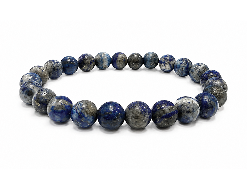 Bracciale in Lapislazzuli AB perle 8-9mm