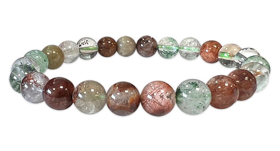 Perline di Lodolite multicolore da A 8mm