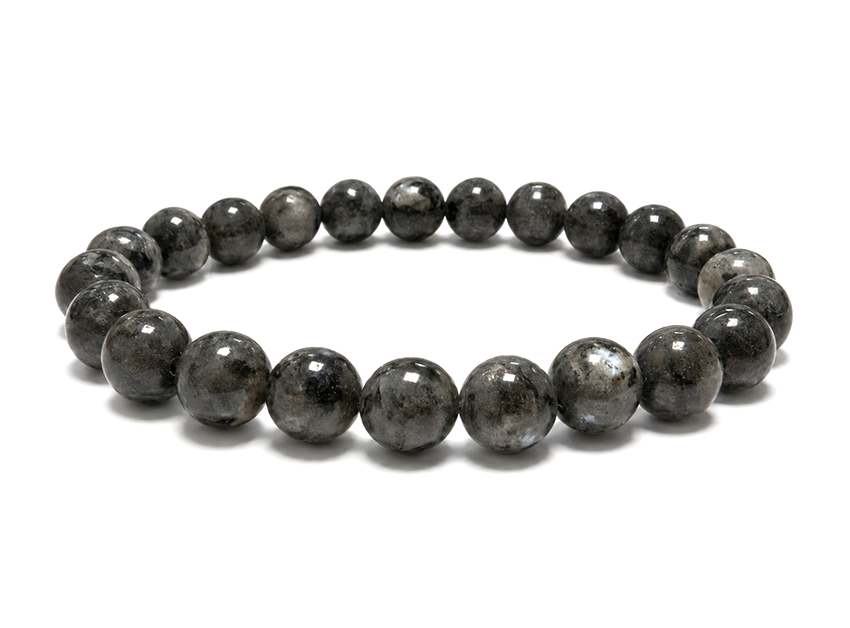 Bracciale Larvikite perle 8mm