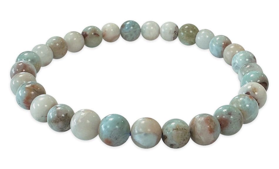 Braccialetto Larimar perline 5.5-6.5mm