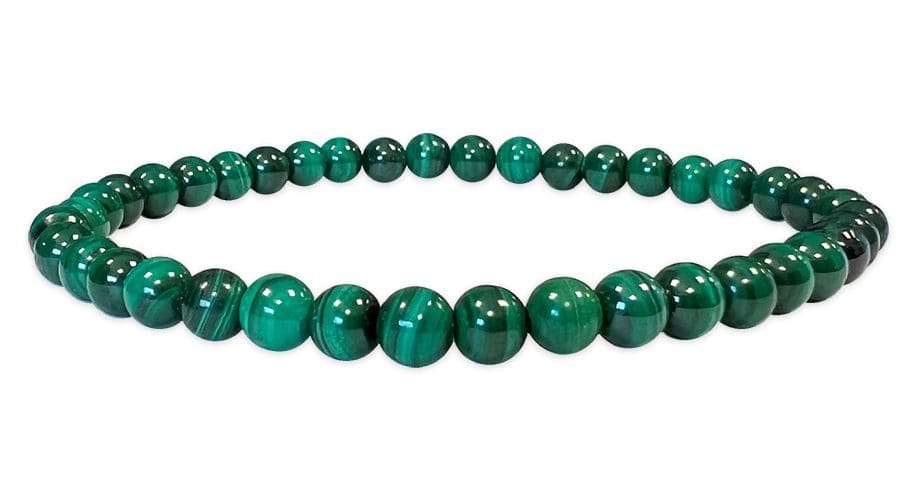 Bracciale Malachite AA perles 4mm