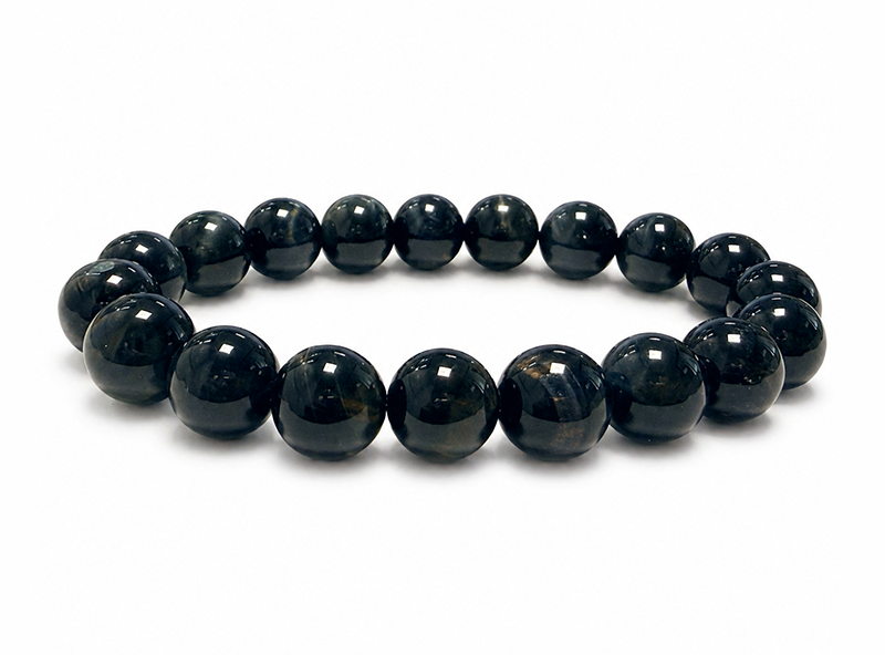 Bracciale Occhio di Falco AA perle 10mm