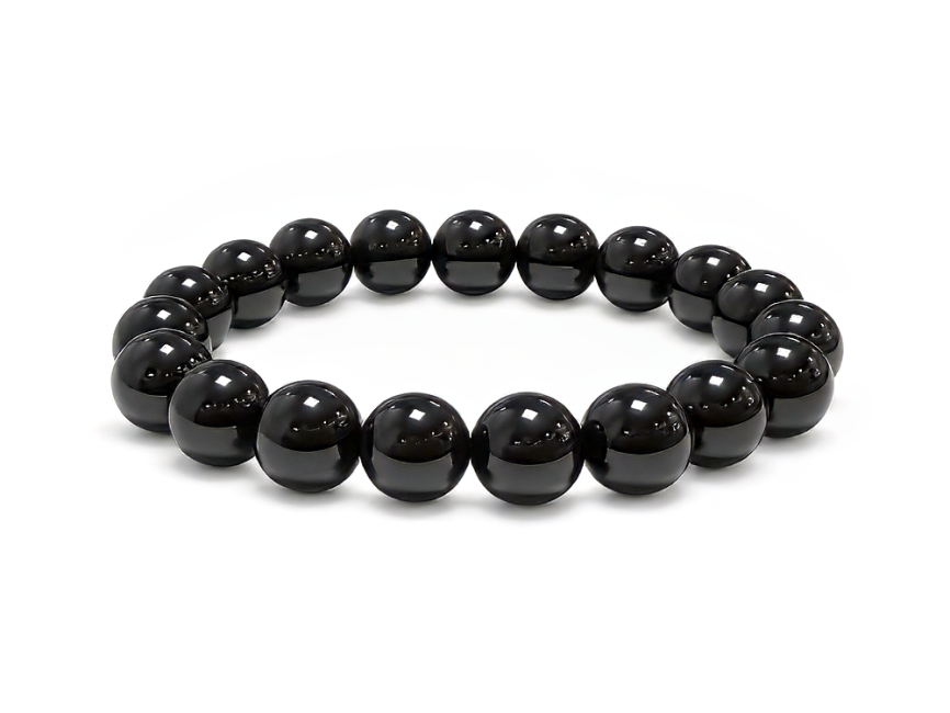 incenso ad Bracciale in Onice A perle 10mm