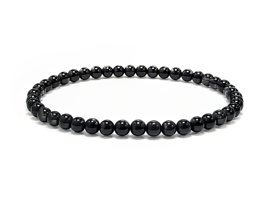 incenso ad Bracciale in Onice A perle 4mm