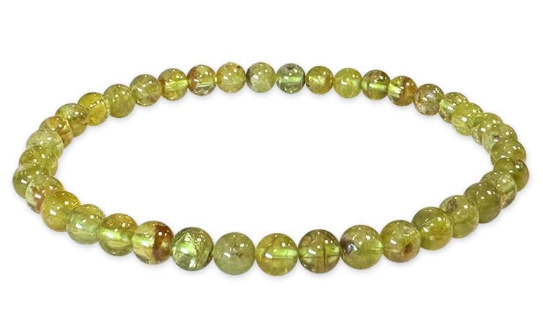 Bracciale peridoto A perline 4.5-5.5mm