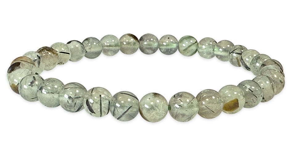 Bracciale prehnite A perles 6mm