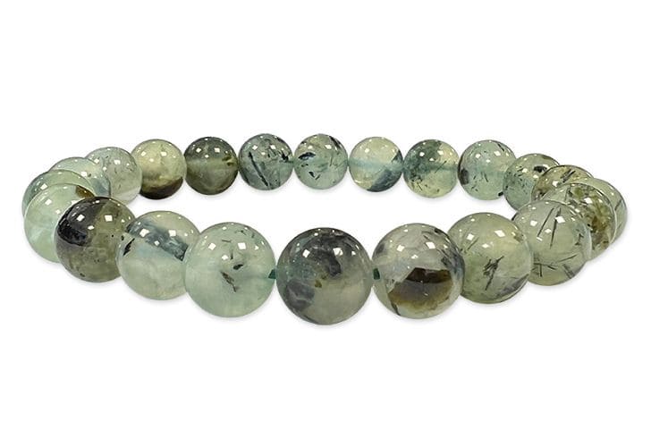 Bracciale Prehnite A perline 7-8mm