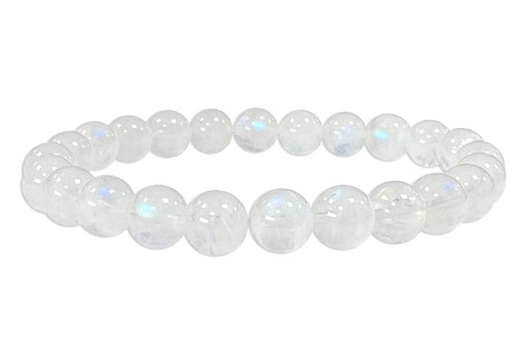 Bracciale Peristerite AAA perline 8mm