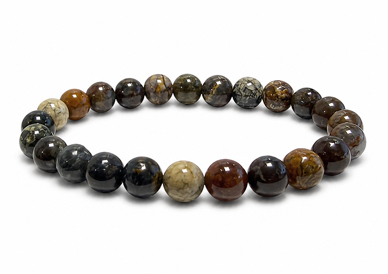 Bracciale in Pietersite A perle 8-9mm