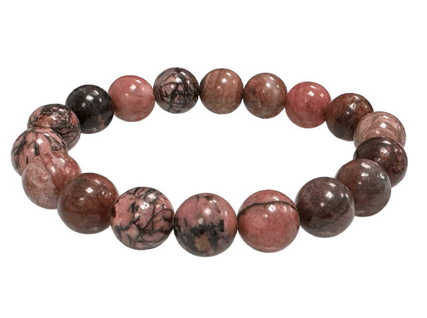 Braccialetto in rodonite perles 10mm