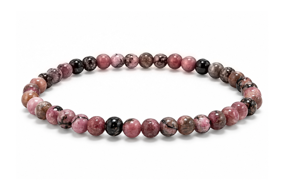 incenso ad Bracciale in Rodonite A perle 4mm|it