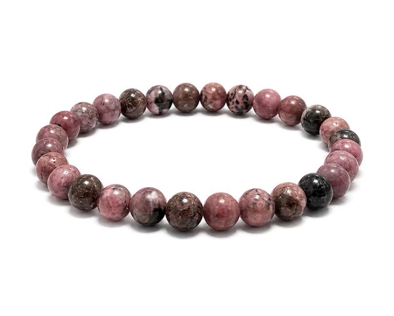 Bracciale in Rodonite AB perle 6mm
