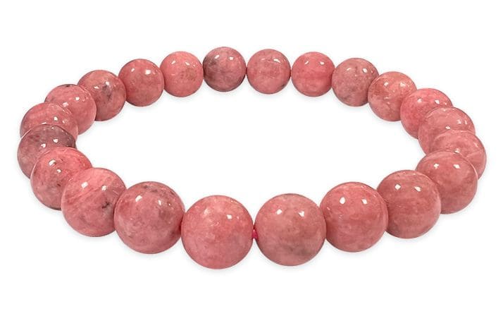 Bracciale Rhodonite A perles 8mm