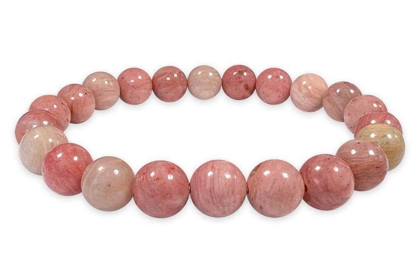 Perle di bracciale in Australiano Rhodonite 8mm