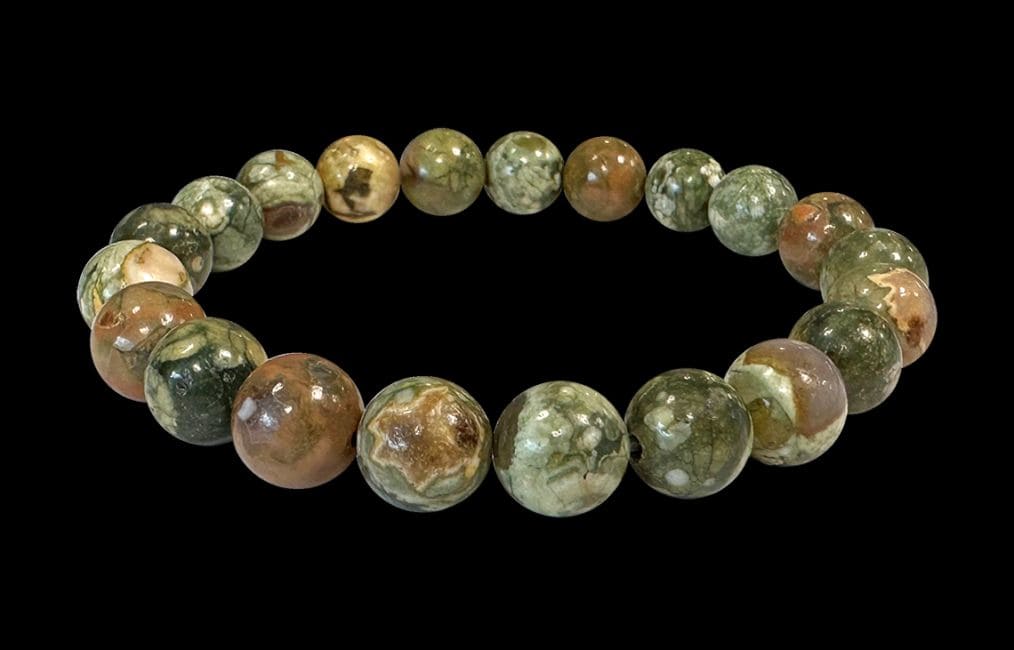 incenso ad Bracciale Riolite A perle 8mm|it