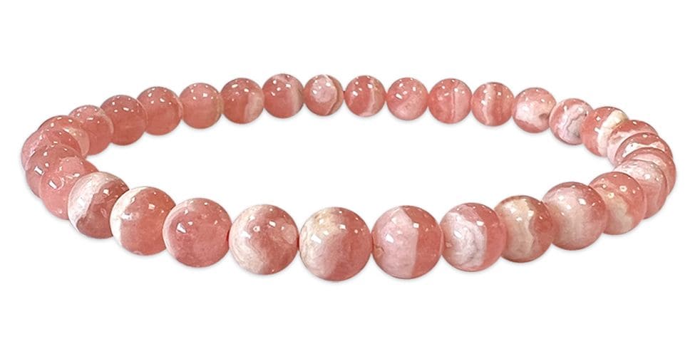 Perle di bracciale in Argentina Rhodochrosite AA 5.5-6.5mm