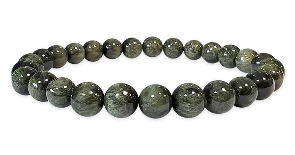 Bracciale in serafinite perline 6-7mm