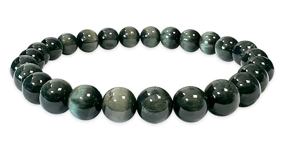 Bracciale in serafinite AA perline 6-7mm