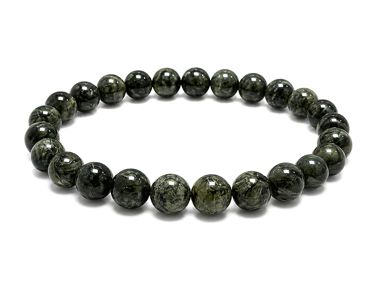 incenso ad Bracciale Serafinite A perle 7.5-8.5mm