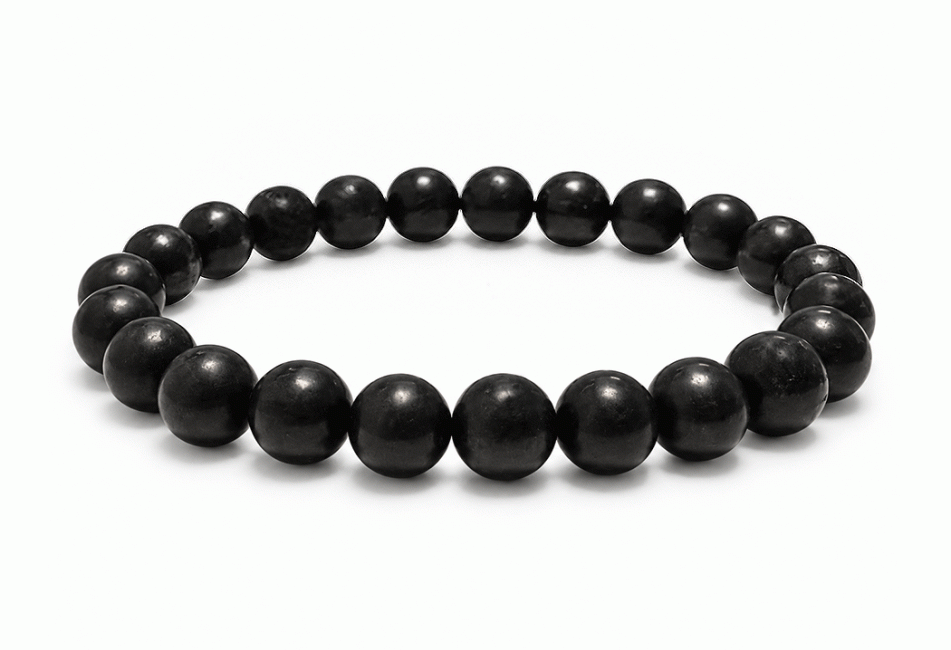 incenso ad Bracciale in Shungite A perle 8mm