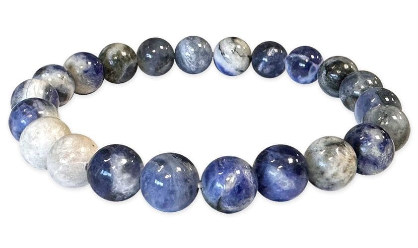 Bracciale Sodalite perline 8mm