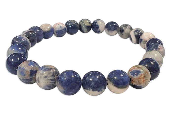 Bracciale Sodalite Namibia A perle 8mm
