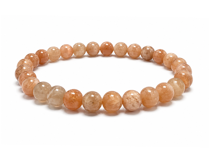 Bracciale Pietra del Sole AB perle 6mm