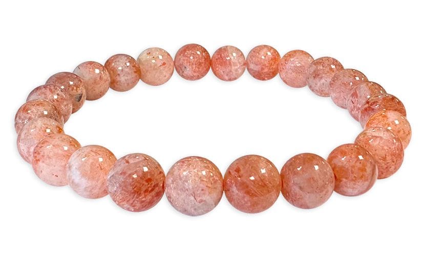 Bracciale Sunstone A perline 7-8mm