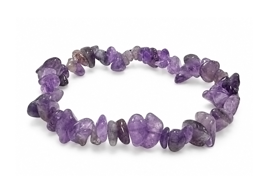 incenso ad Bracciale Chips in Ametista A 5-8mm|it