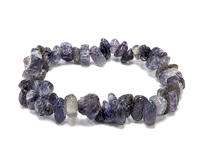 Bracciale Chips in Cordierite Iolite A 5-8mm