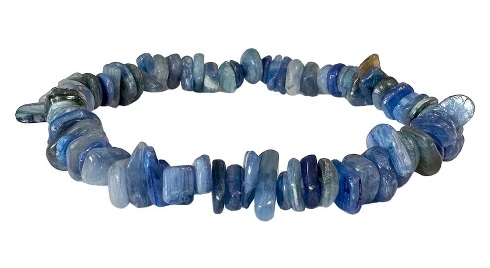 Bracciale Cianite Blu AA chip da 18 cm