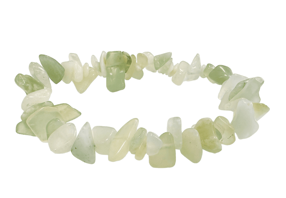 Bracciale con chip di Jade dalla Cina A 5-8mm 18cm