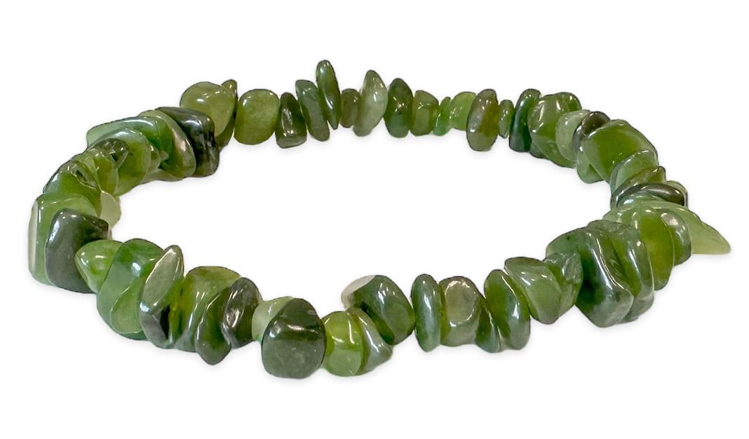 Bracciale Jade Nephrite Canada AA chip 18cm