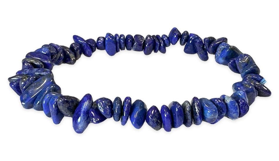 Chips di bracciale Lapis Lazuli AA 18cm