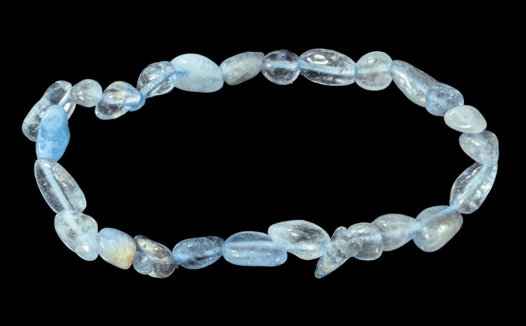 incenso ad Bracciale di Aguamarina pietre rotolate|it