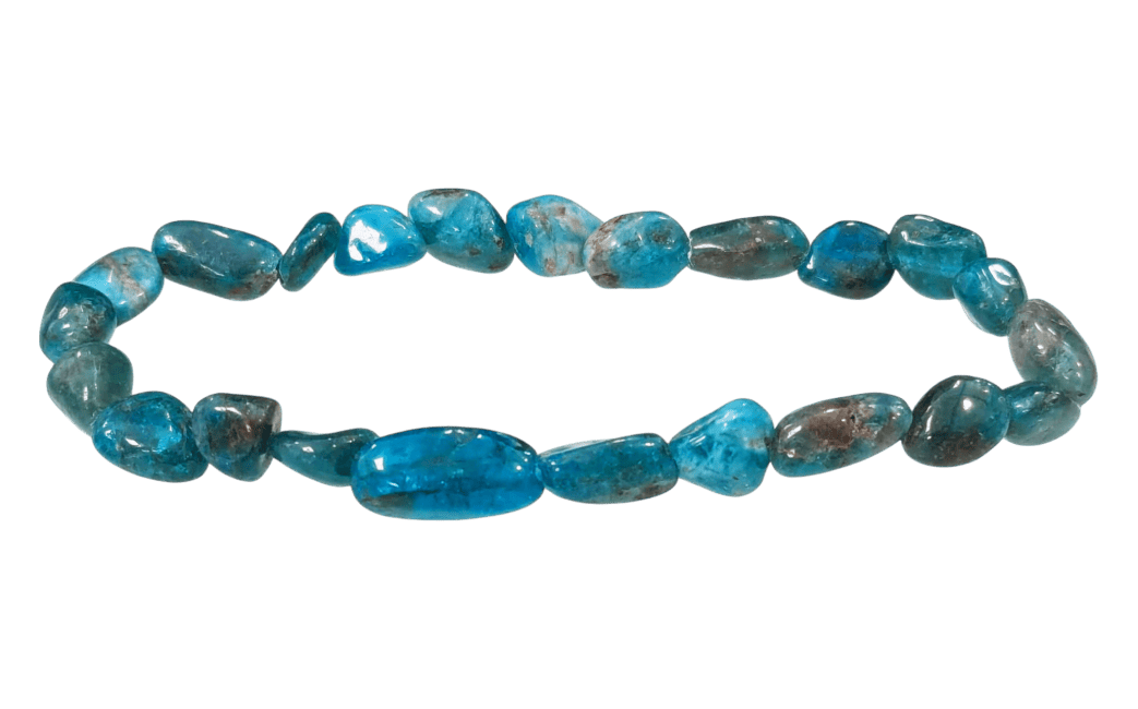 incenso ad Bracciale di  Apatita Blu pietre rotolate