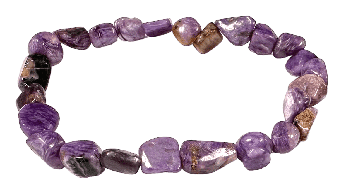 incenso ad Bracciale in charoite, pietre laminate AA