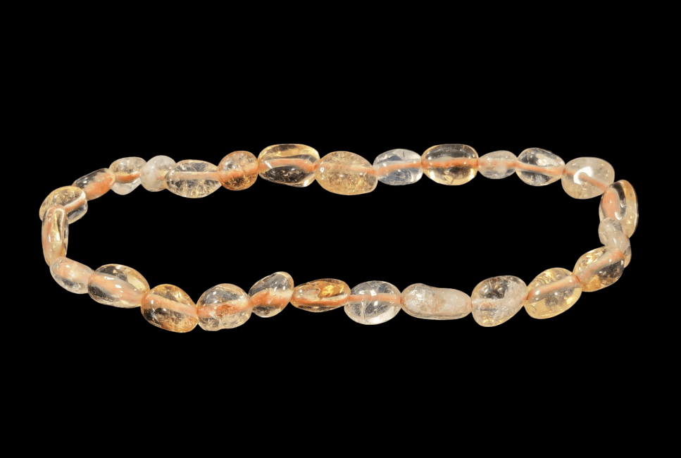 incenso ad Bracciale con citrino naturale Pietre laminate A+