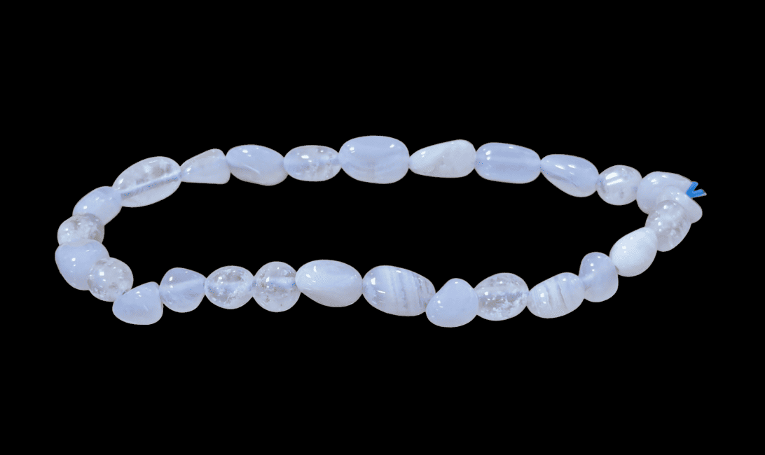 incenso ad Bracciale di  Calcedonio Blu A pietre rotolate