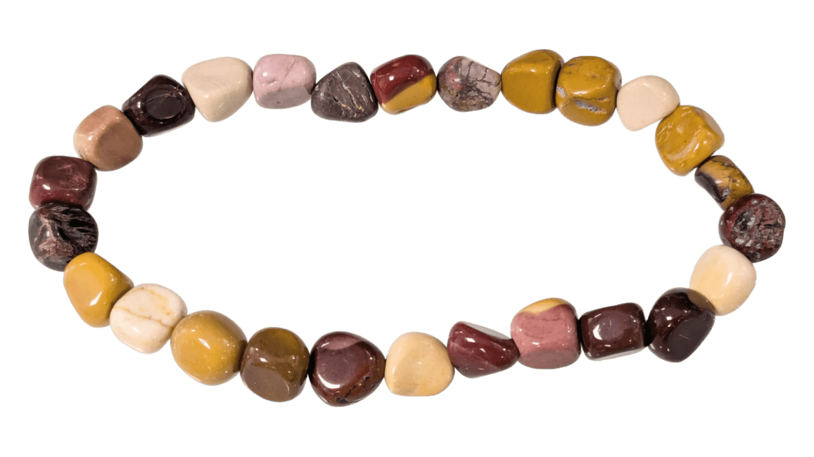 incenso ad Bracciale di Jaspe Mokaite A pietre rotolate