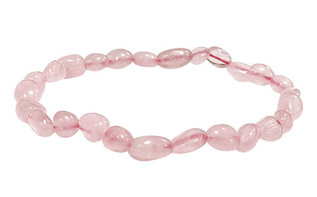 incenso ad Bracciale Quarzo Rosa A pietre burattate