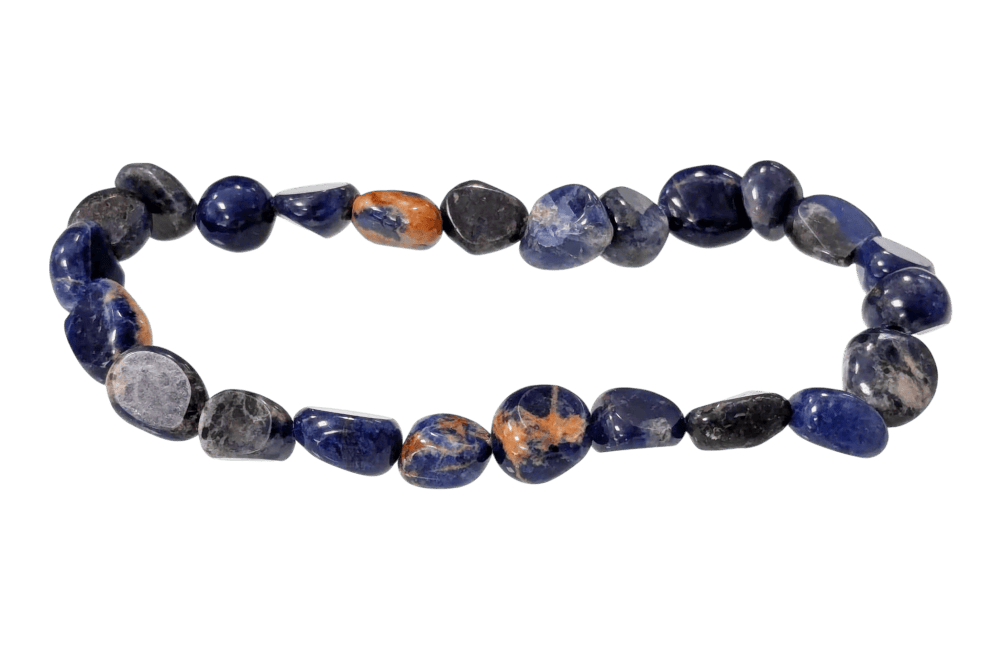 incenso ad Bracciale in pietra sodalite A+ burattata