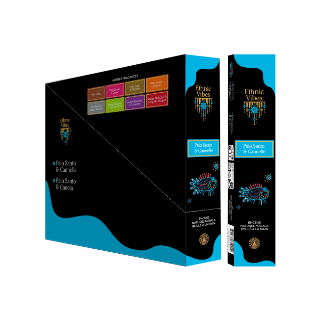 incenso ad Incenso Fragrances & Sens Ethnic Vibes Palo Santo & Cannella masala 15g