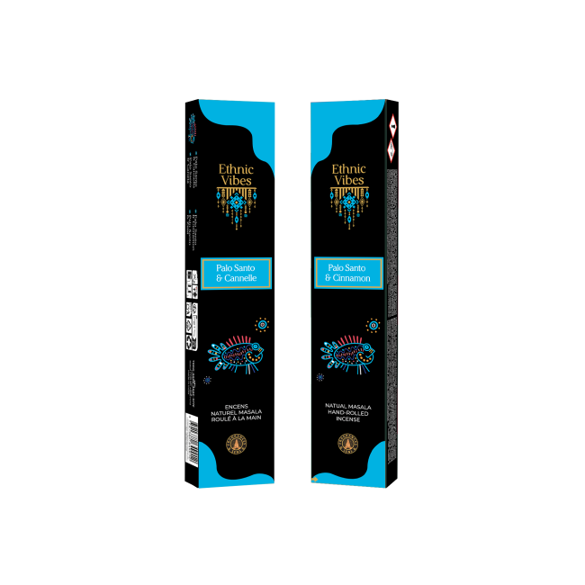incenso ad Incenso Fragrances & Sens Ethnic Vibes Palo Santo & Cannella masala 15g|it