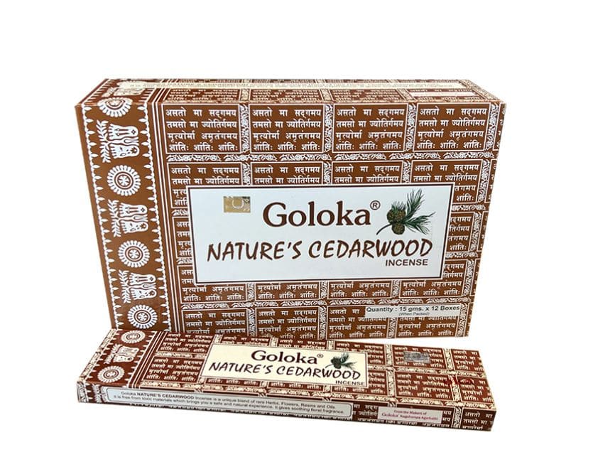 Incenso Goloka Nature's Cedro 15g